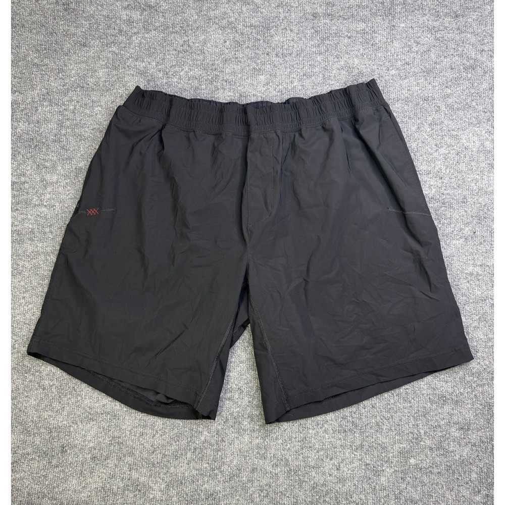 Rhone Mako Training Shorts Mens XXLarge Black‎ Unlined Workout Running Gym